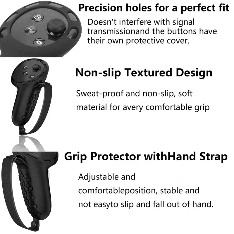 Protectores de Goma Meta Quest 3 detalle visual 1