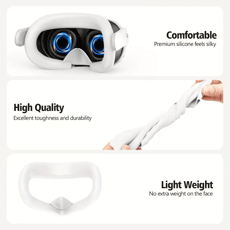 Protectores de Goma Meta Quest 3 detalle visual 5
