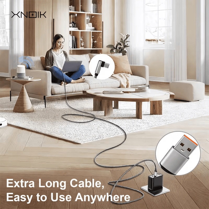 Cable USB-C a USB-C 5 Metros detalle visual 3